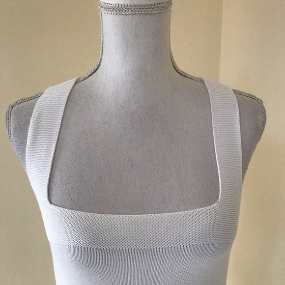 LOFT Size SP white knit Tank top - Picture 2 of 8